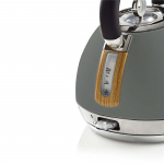 Nedis Waterkoker | 1.8 l | Soft-Touch | Grijs | 360 graden draaibaar | Verborgen verwarmingselement | Strix®-controller | Droogkookbeveiliging