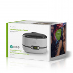 Nedis Ultrasone Juwelenreiniger | Netvoeding | 230 V AC 50 Hz | 0.6 l | Wit