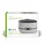 Nedis Ultrasone Juwelenreiniger | Netvoeding | 230 V AC 50 Hz | 0.6 l | Wit