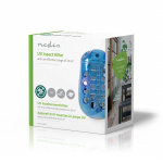 Nedis Elektrische Muggenlamp | 1 W | Type lamp: LED-Lamp | Effectief bereik: 20 m² | Blauw / Wit