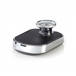 Nedis Personenweegschaal | Analoog | Zwart | Rubber | Antislip weegplateau | Maximaal weegvermogen: 160 kg