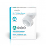 Nedis SmartLife Bewegingssensor | Wi-Fi | Batterij Gevoed / Netvoeding | Detectiehoek: 120 ° | Detectiebereik: 10.0 m | Wit