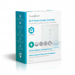 Nedis SmartLife Wandschakelaar | Gordijn / Sluiter / Zonnescherm | Muurmontage | 300 W | Android™ / IOS | Glas | Wit Nedis SmartLife Wandschakelaar | Gordijn / Sluiter / Zonnescherm | Muurmontage | 300 W | Android™ / IOS | Glas | Wit