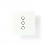 Nedis SmartLife Wandschakelaar | Gordijn / Sluiter / Zonnescherm | Muurmontage | 300 W | Android™ / IOS | Glas | Wit Nedis SmartLife Wandschakelaar | Gordijn / Sluiter / Zonnescherm | Muurmontage | 300 W | Android™ / IOS | Glas | Wit