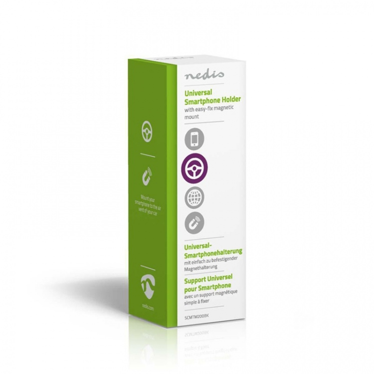 Nedis Smartphonehouder Auto | Luchtventilatie in de auto | Universeel | Telefoon met minimaal schermformaat: 4 