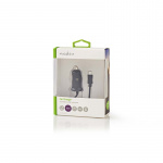 Nedis Autolader | 12 W | 1x 2.4 A | Outputs: 1 | Micro-USB | 1.00 m | Single Voltage Output
