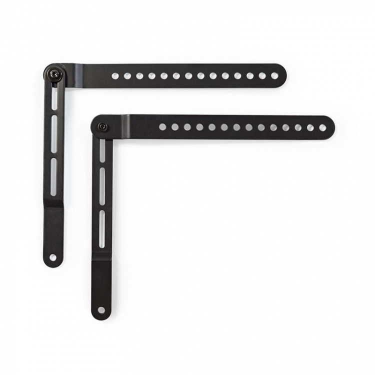 Nedis Soundbar Beugel | Geschikt voor: Universeel | Met TV Bevestiging | 10 kg | Draaibaar | Staal | Zwart