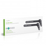 Nedis Soundbar Beugel | Geschikt voor: Universeel | Met TV Bevestiging | 15 kg | Vast | Staal | Zwart Nedis Soundbar Beugel | Geschikt voor: Universeel | Met TV Bevestiging | 15 kg | Vast | Staal | Zwart