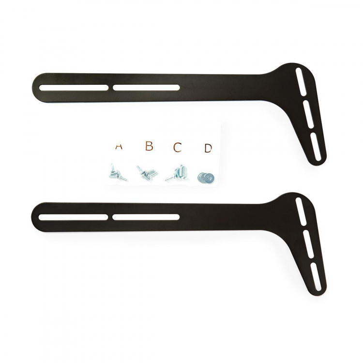 Nedis Soundbar Beugel | Geschikt voor: Universeel | Met TV Bevestiging | 15 kg | Vast | Staal | Zwart Nedis Soundbar Beugel | Geschikt voor: Universeel | Met TV Bevestiging | 15 kg | Vast | Staal | Zwart