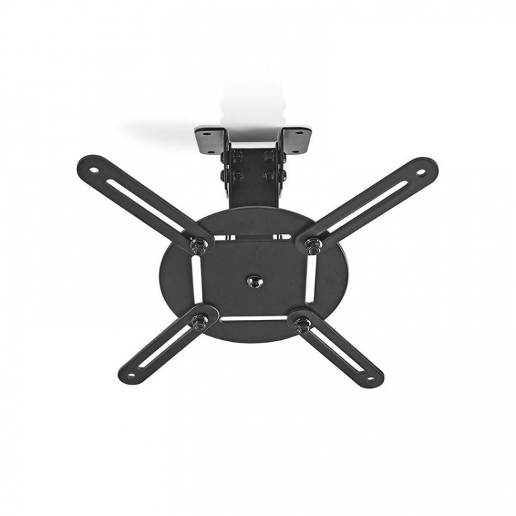 Nedis Projectorbeugel | Full Motion | 10 kg | Draaibaar | Kantelbaar | Staal | Zwart