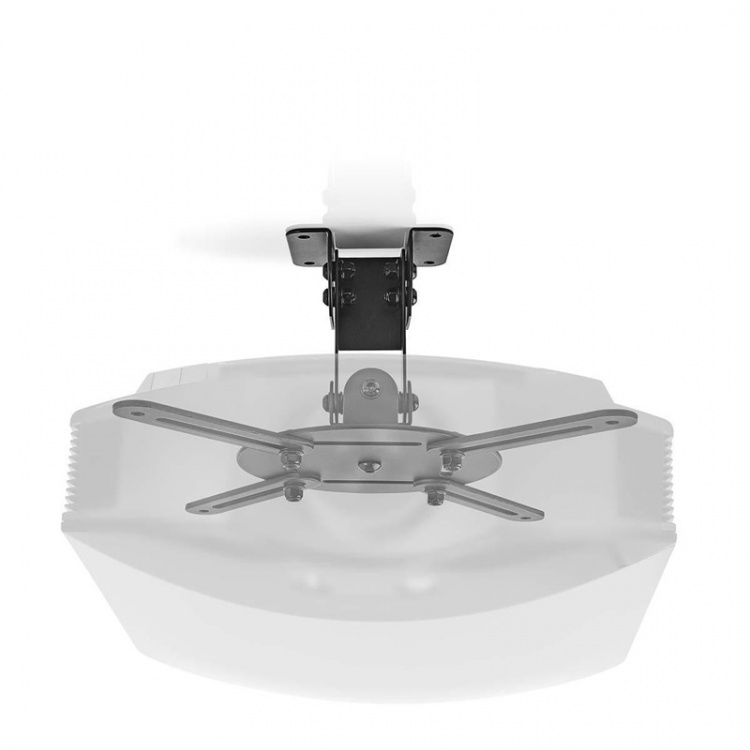 Nedis Projectorbeugel | Full Motion | 10 kg | Draaibaar | Kantelbaar | Staal | Zwart