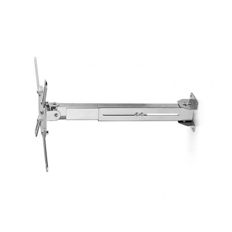 Nedis Projectorbeugel | Full Motion | 10 kg | Draaibaar | Kantelbaar | Staal | Zilver