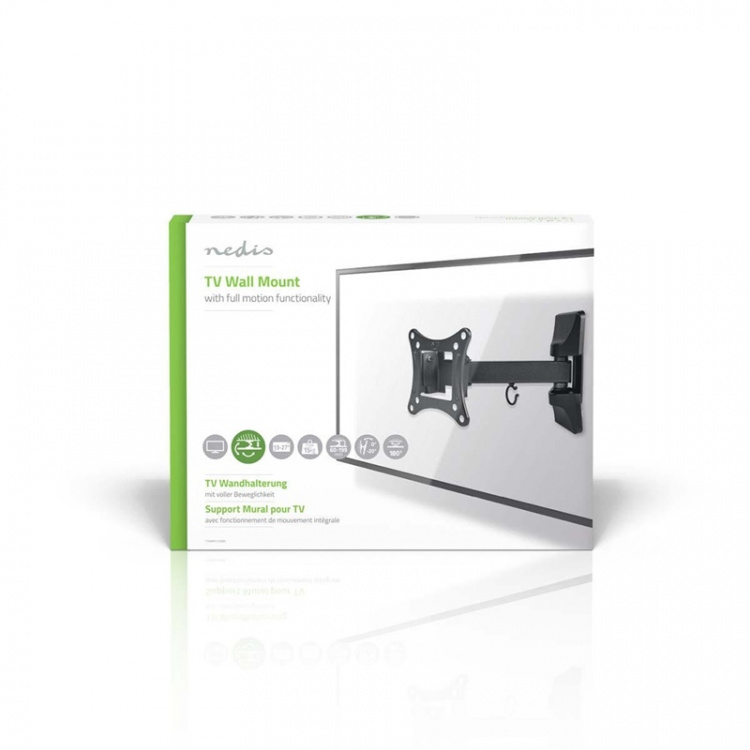 Nedis Draai- en Kantelbare TV-Muurbeugel | 23 - 55  Nedis Draai- en Kantelbare TV-Muurbeugel | 23 - 55