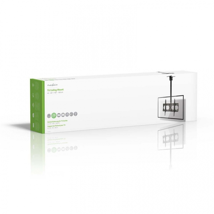 Nedis Draai- en Kantelbare TV-Plafondbeugel | 42 - 65  Nedis Draai- en Kantelbare TV-Plafondbeugel | 42 - 65