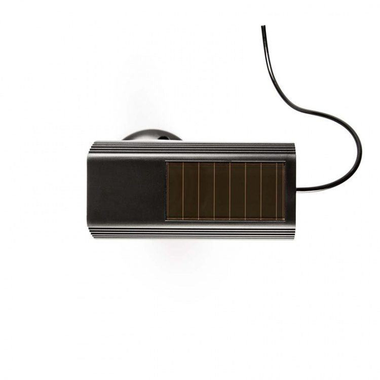 Nedis Dummy Beveiligingscamera | Bullet | IP44 | Batterij Gevoed / Solar Powered | Buiten | Inclusief muurbeugel | Zwart Nedis Dummy Beveiligingscamera | Bullet | IP44 | Batterij Gevoed / Solar Powered | Buiten | Inclusief muurbeugel | Zwart