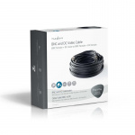 Nedis CCTV-Security Kabel | BNC / DC | 10.0 m | Rond | PVC | Zwart | Gift Box Nedis CCTV-Security Kabel | BNC / DC | 10.0 m | Rond | PVC | Zwart | Gift Box