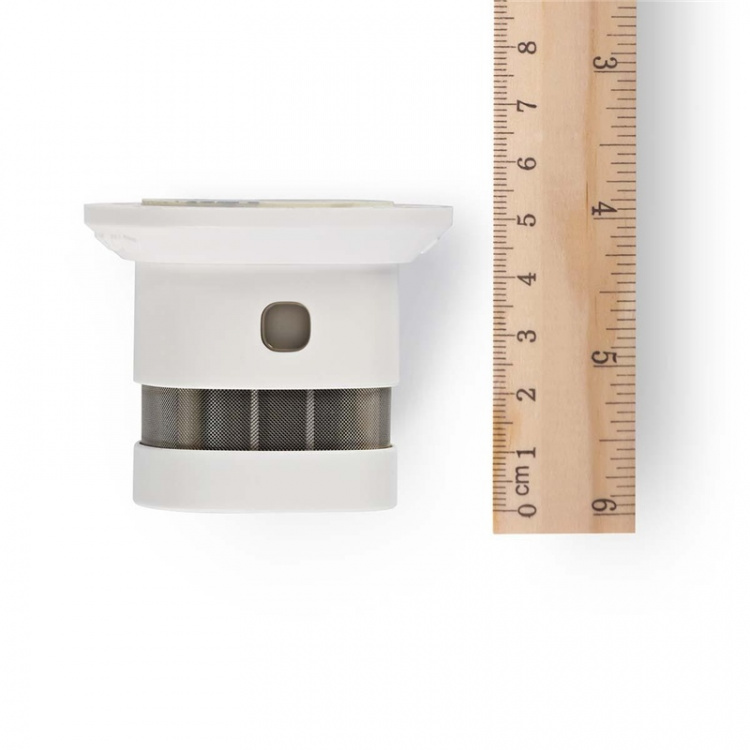 Nedis Rookmelder | Batterij Gevoed | Batterijlevensduur tot: 10 Jaar | EN 14604 | Met pauzeknop | Met testknop | 85 dB | ABS | Wit