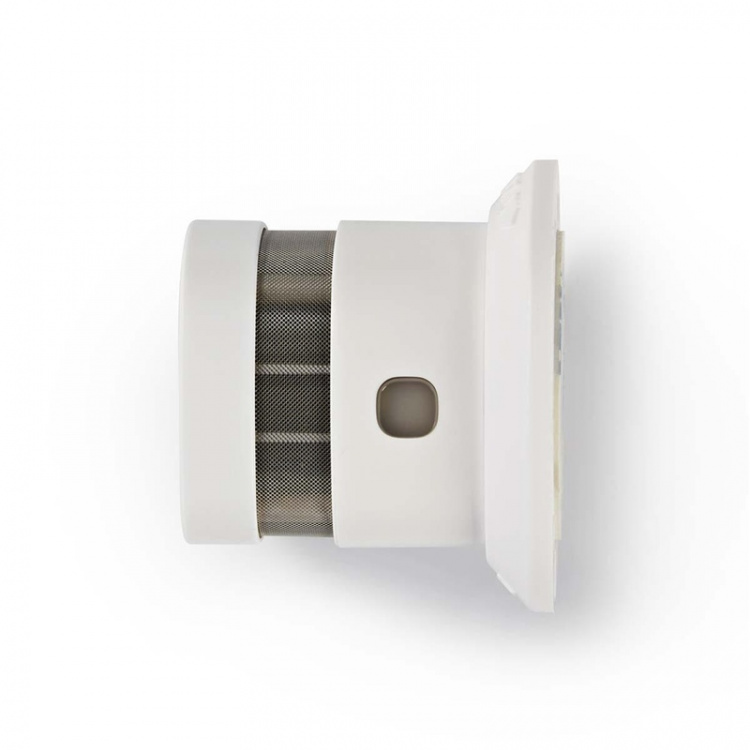 Nedis Rookmelder | Batterij Gevoed | Batterijlevensduur tot: 10 Jaar | EN 14604 | Met pauzeknop | Met testknop | 85 dB | ABS | Wit