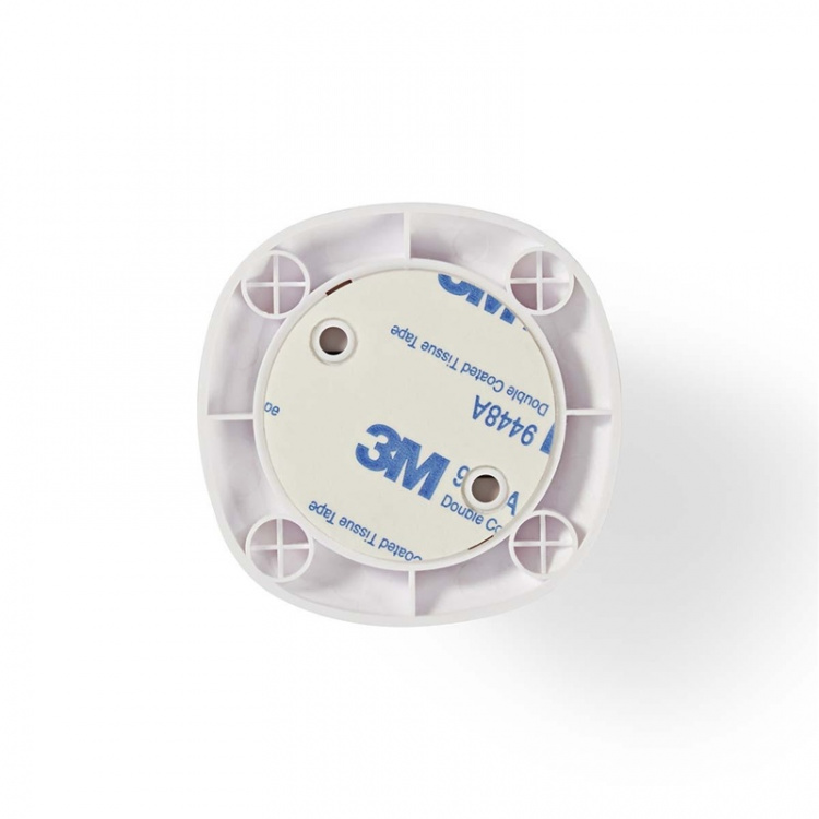 Nedis Rookmelder | Batterij Gevoed | Batterijlevensduur tot: 10 Jaar | EN 14604 | Met pauzeknop | Met testknop | 85 dB | ABS | Wit