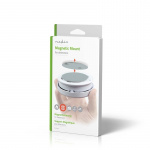 Nedis Montageset | Diameter: 70 mm | Magnetisch | Zelfklevende tape | Zilver