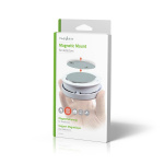 Nedis Montageset | Diameter: 70 mm | Magnetisch | Zelfklevende tape | Zilver