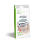 Nedis Montageset | Diameter: 70 mm | Magnetisch | Zelfklevende tape | Zilver