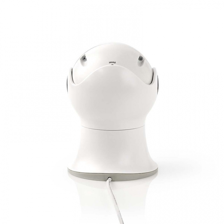 Nedis SmartLife Camera voor Buiten | Full HD 1080p | Pan tilt | IP65 | Cloud Opslag (optioneel) / Intern 16 GB | 12 V DC | Met bewegingssensor | Nachtzicht | Wit