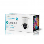 Nedis SmartLife Camera voor Buiten | Full HD 1080p | Pan tilt | IP65 | Cloud Opslag (optioneel) / Intern 16 GB | 12 V DC | Met bewegingssensor | Nachtzicht | Wit