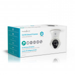 Nedis SmartLife Camera voor Buiten | Full HD 1080p | Pan tilt | IP65 | Cloud Opslag (optioneel) / Intern 16 GB | 12 V DC | Met bewegingssensor | Nachtzicht | Wit