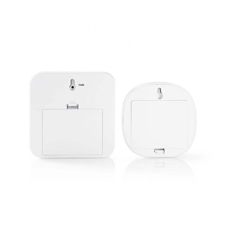 Nedis Bewegingsmelder met Alarm | Batterij Gevoed | 6x AA/LR6 | 85 dB | Detectiebereik: 6 m | Wand | Blauw / Wit