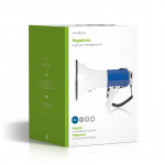 Nedis Megafoon | Maximaal bereik: 1500 m | Maximale volume: 120 dB | Afneembare Microfoon | Ingebouwde sirene | Schouder riem | Blauw / Wit Nedis Megafoon | Maximaal bereik: 1500 m | Maximale volume: 120 dB | Afneembare Microfoon | Ingebouwde sirene | Schouder riem | Blauw / Wit