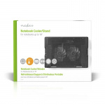 Nedis Notebookstandaard | Aantal ventilatoren: 2 | USB Gevoed | Aantal standen: 4 | 18 