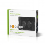 Nedis Notebookstandaard | Aantal ventilatoren: 2 | USB Gevoed | Aantal standen: 4 | 18 