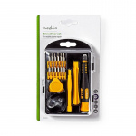 Nedis Phone/tablet repair set | 17-in-1 | PC / Smartphone / Tablet | Philips bits | Gleuf bits | Pentalobe bits | Tri-wing bits Nedis Phone/tablet repair set | 17-in-1 | PC / Smartphone / Tablet | Philips bits | Gleuf bits | Pentalobe bits | Tri-wing bits