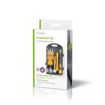 Nedis Phone/tablet repair set | 17-in-1 | PC / Smartphone / Tablet | Philips bits | Gleuf bits | Pentalobe bits | Tri-wing bits Nedis Phone/tablet repair set | 17-in-1 | PC / Smartphone / Tablet | Philips bits | Gleuf bits | Pentalobe bits | Tri-wing bits