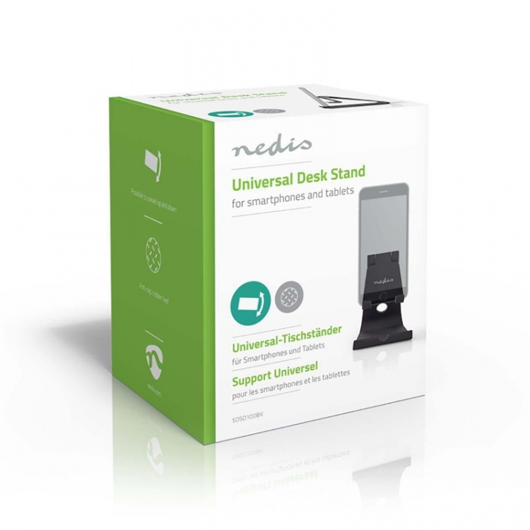 Nedis Smartphone / Tablet-Standaard | Verstelbare standen | Kantoorgebruik / Thuisgebruik | Voor het bekijken van films
