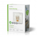 Nedis Stofzuigerzak | 12 Stuks | Synthetisch | Meest verkocht voor: Bosch / Siemens | Wit