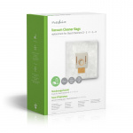 Nedis Stofzuigerzak | 12 Stuks | Synthetisch | Meest verkocht voor: Bosch / Siemens | Wit