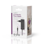 Nedis CCTV Stroomadapter | 2.0 A | 12 V DC | 5,5 x 2,1 mm Male | Male | 1.50 m | Zwart