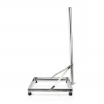 Nedis Balkonstandaard voor Satellietschotel | Mast Lengte: 1.00 m | Maximale schotelgrootte: 90.0 cm | Afmeting bodemplaat: 1 x 50 x 50 cm | Staal | Zilver
