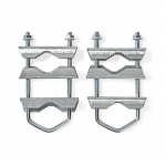 Nedis Mastklem voor Satellietschotel | Diameter bereik: 40 - 60 mm | Staal | Zilver