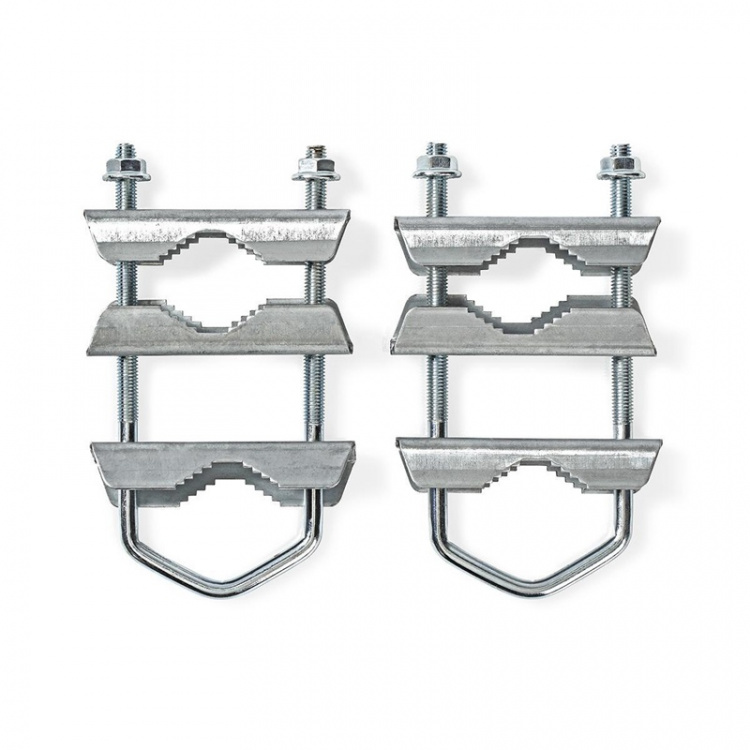 Nedis Mastklem voor Satellietschotel | Diameter bereik: 40 - 60 mm | Staal | Zilver