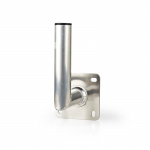 Nedis Muurbeugel voor Satellietschotel | Afstand tot de Muur: 150 mm | Diameter klem: 50 mm | Maximale schotelgrootte: 100 cm | Aluminium | Zilver