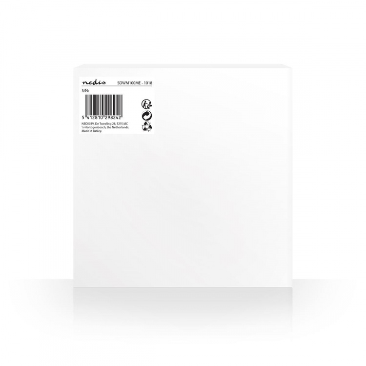 Nedis Muurbeugel voor Satellietschotel | Afstand tot de Muur: 150 mm | Diameter klem: 48 mm | Maximale schotelgrootte: 100 cm | Staal | Zilver