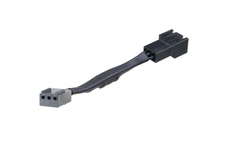 Akasa Fan speed reduction cable, 8cm, 20% reduction, 3pin, black