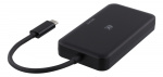 DELTACO USB-C to HDMI/DP/DVI/VGA adapter, 4K, DP Alt Mode, black DELTACO USB-C to HDMI/DP/DVI/VGA adapter, 4K, DP Alt Mode, black