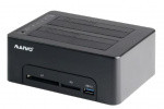 Two bay HDD/SSD docking station, USB 3.1 Gen 2, USB-C, 10 Gbps, black Two bay HDD/SSD docking station, USB 3.1 Gen 2, USB-C, 10 Gbps, black