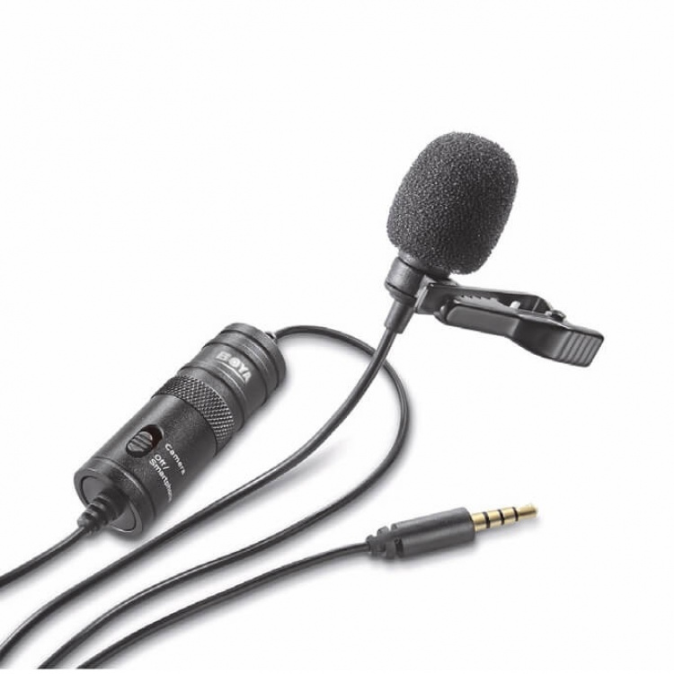 BOYA Microphone BY-M1 Lavalier 3,5mm 6m BOYA Microphone BY-M1 Lavalier 3,5mm 6m
