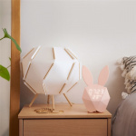 MOB Alarm Clock with night light Light Pink Rabbit