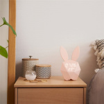MOB Alarm Clock with night light Light Pink Rabbit